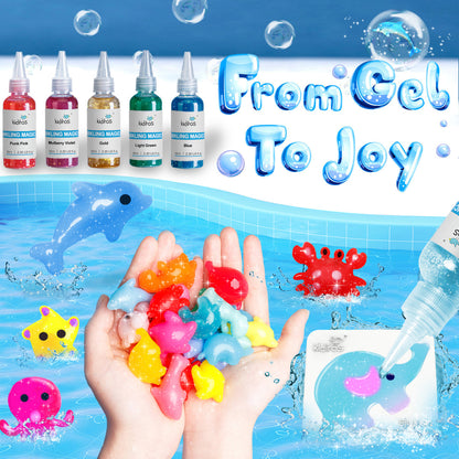 مجموعة ألعاب قزم الماء السحري من Sea Creature، 10 ألوان (MWET-10N)