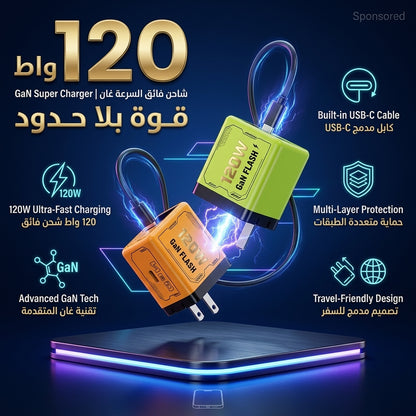 شاحن سريع 2 في 1