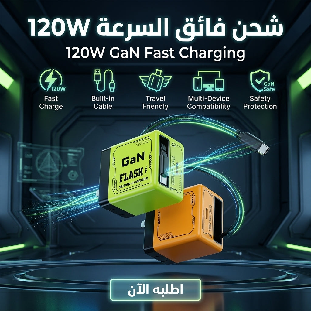 شاحن سريع 2 في 1