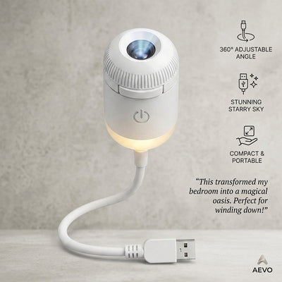 Galaxy projector night light gift idea for kids and home décor