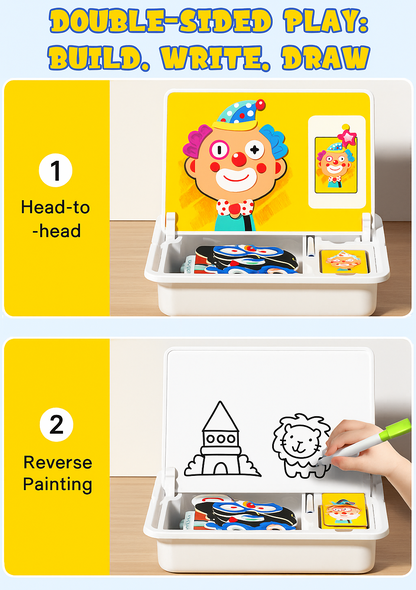 Magnetic Face Puzzle Game