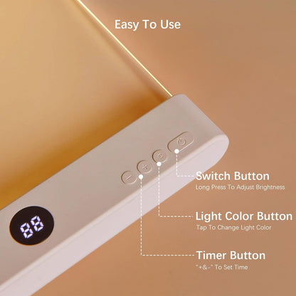LED book light with adjustable brightness