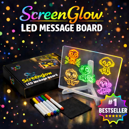 لوحة رسم متوهجة بألوان LED
