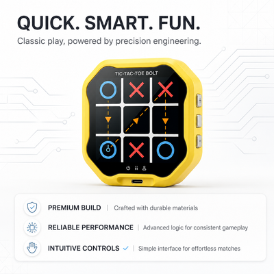 Smart Electronic Tic Tac Toe Puzzle Game