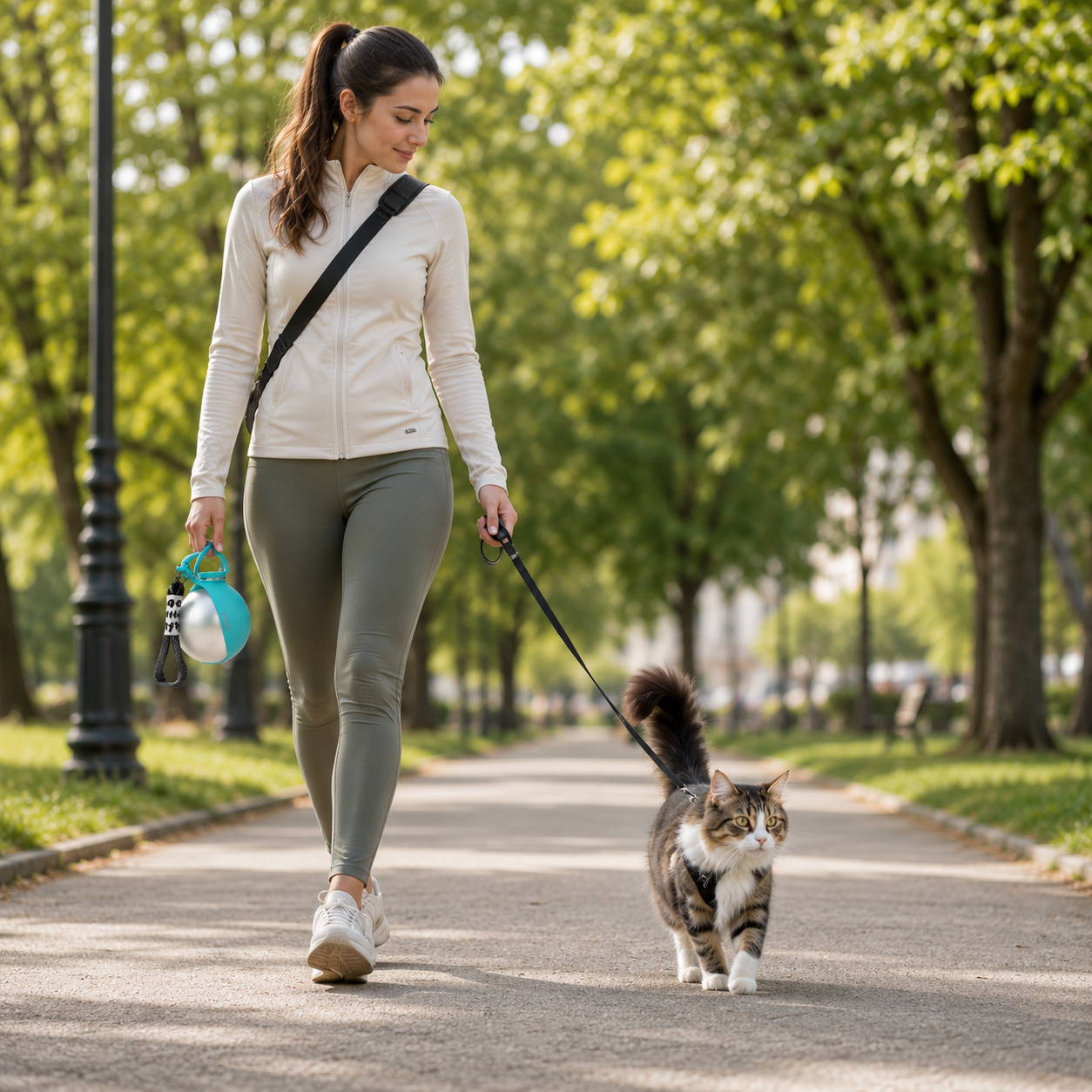 2 in 1 Portable Pet Water Bottle