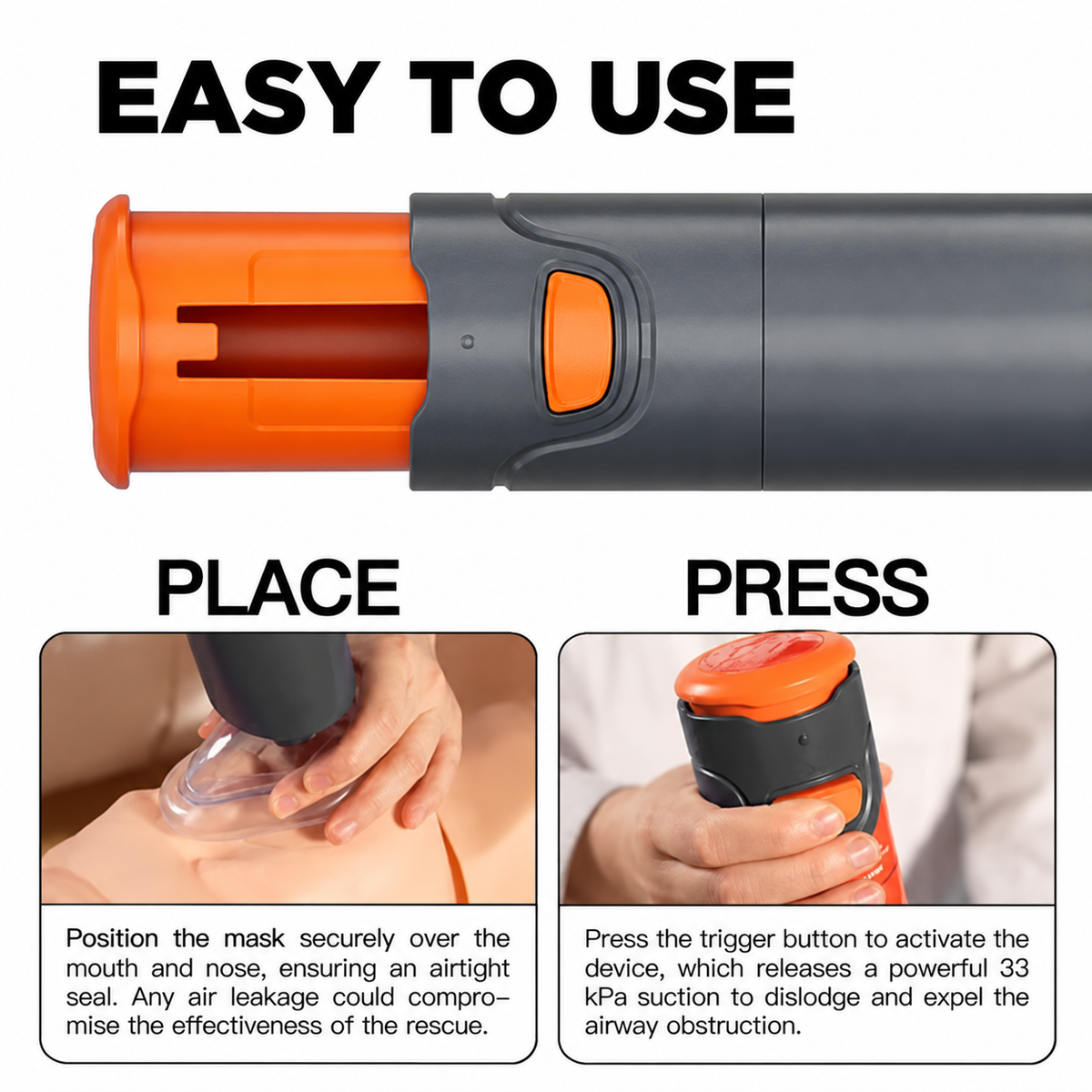 Anti-Choking Rescue Device