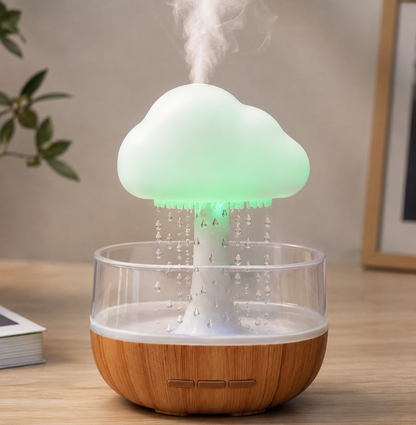 Rain Cloud Humidifier – Aroma Diffuser & LED Night Lamp