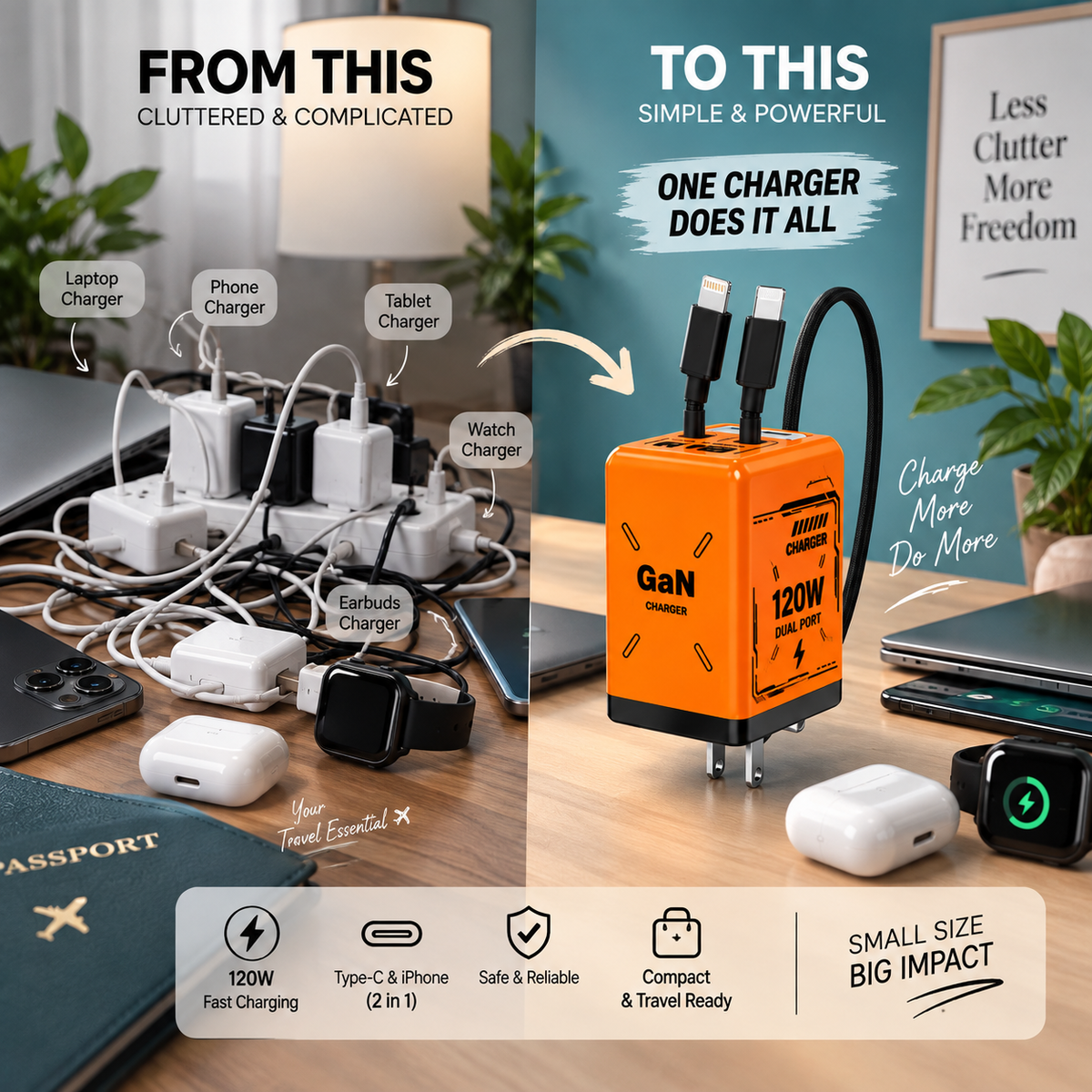 2-in-1 charger