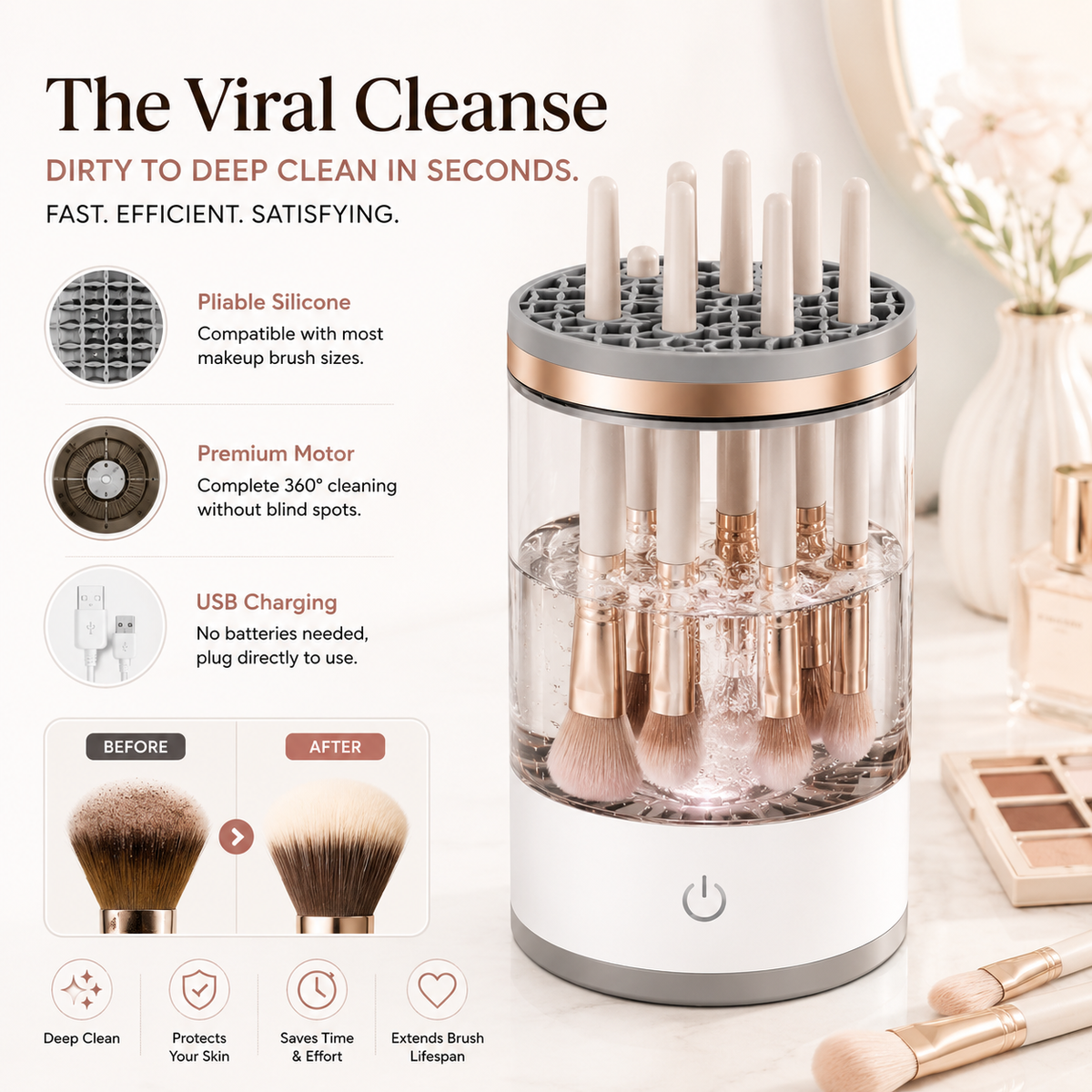 Transform your makeup routine effortlessly.