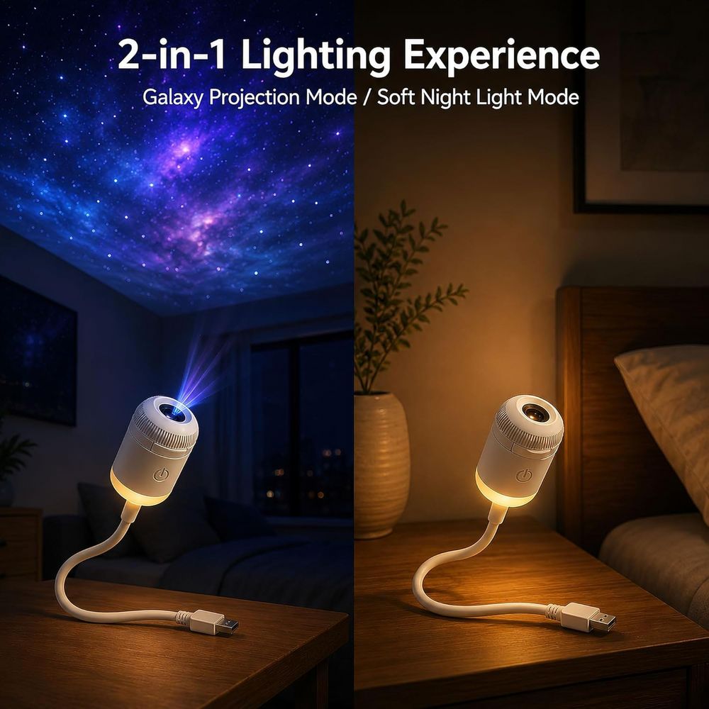 Portable Mini USB Starry Sky Projection Lamp