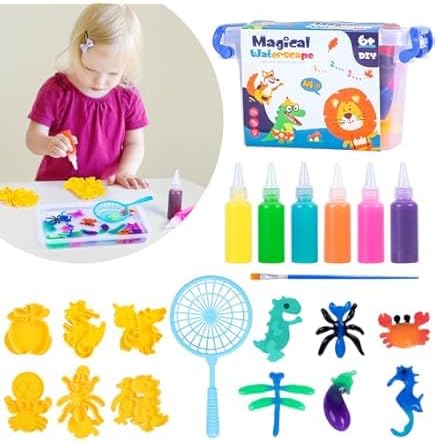 مجموعة ألعاب قزم الماء السحري من Sea Creature، 10 ألوان (MWET-10N)