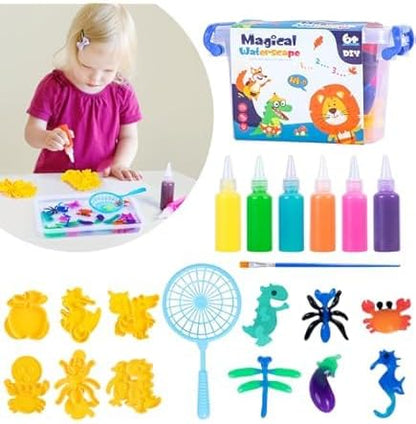 مجموعة ألعاب قزم الماء السحري من Sea Creature، 10 ألوان (MWET-10N)