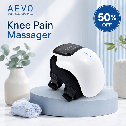 Knee Pain Massager with heat and vibration therapy for fast knee pain relief, arthritis support, and muscle recovery